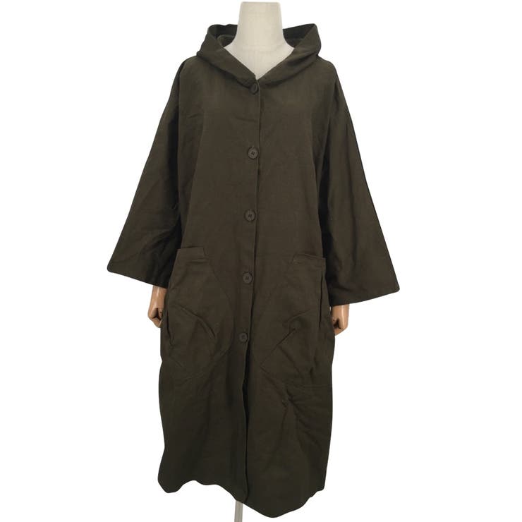 オーバーサイズトレンチコート レディース フード付き | Amulet | 詳細画像12 