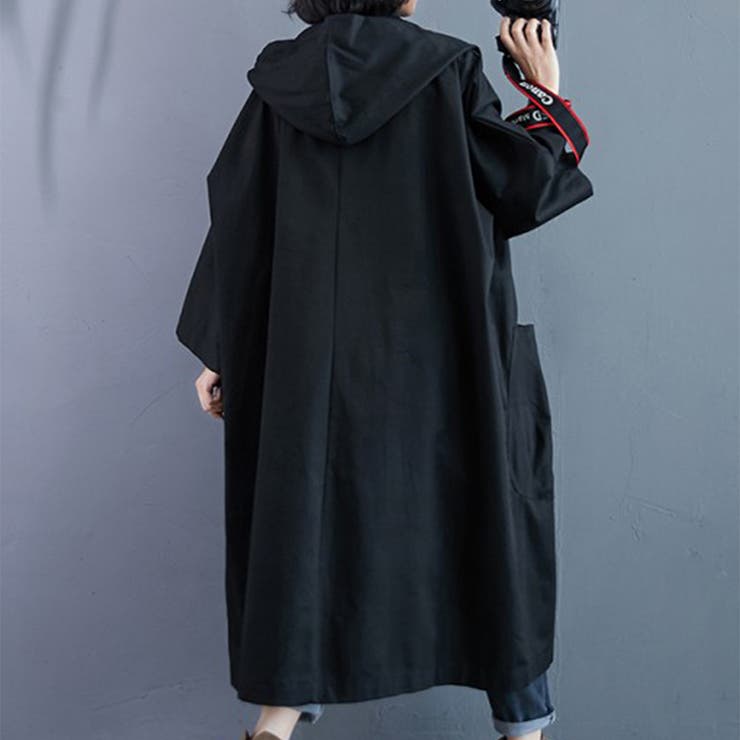 オーバーサイズトレンチコート レディース フード付き | Amulet | 詳細画像9 