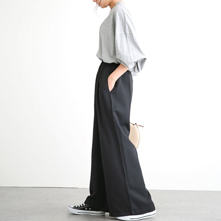 リラックスワイドパンツ レディース ボトムス | Amulet | 詳細画像12 