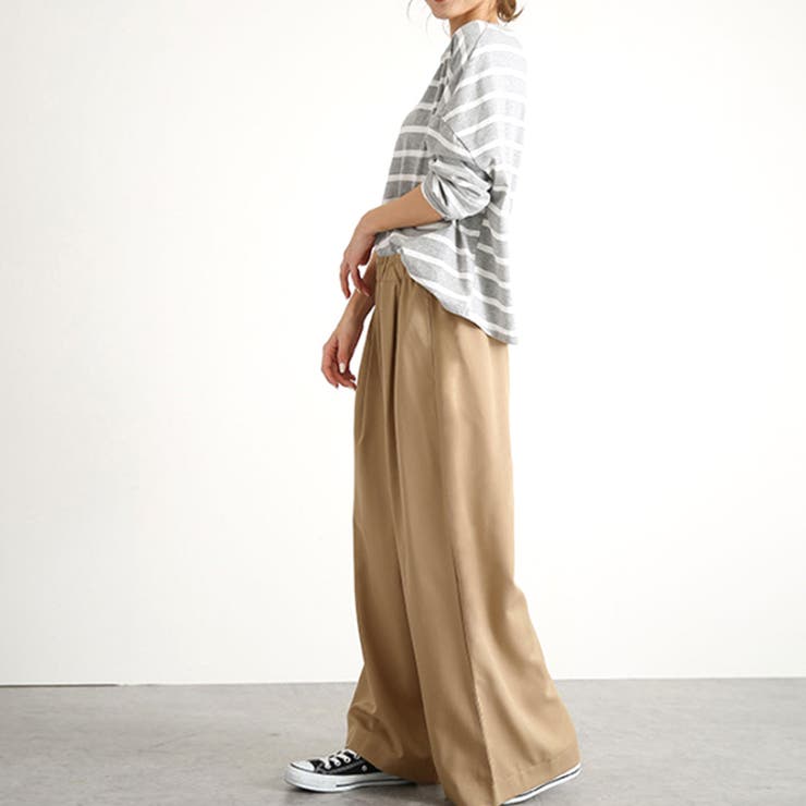 リラックスワイドパンツ レディース ボトムス | Amulet | 詳細画像4 