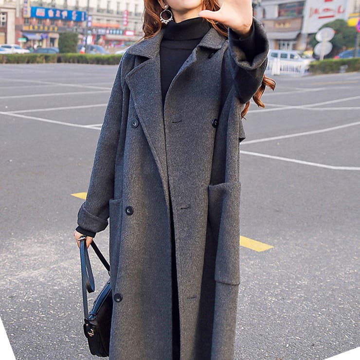 ロングチェスターコート レディース アウター | Amulet | 詳細画像18 