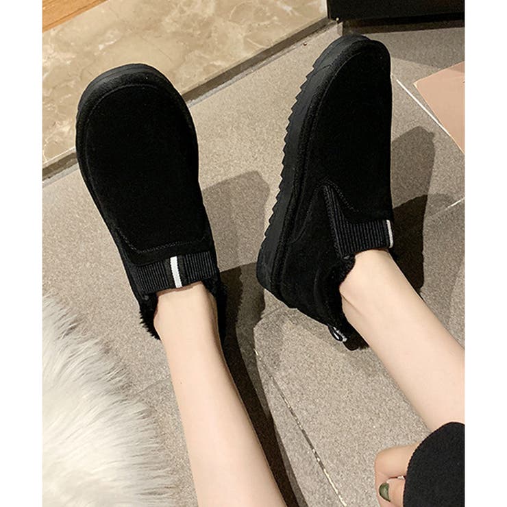 ブラック | ボアシューズ レディース 靴 | Amulet