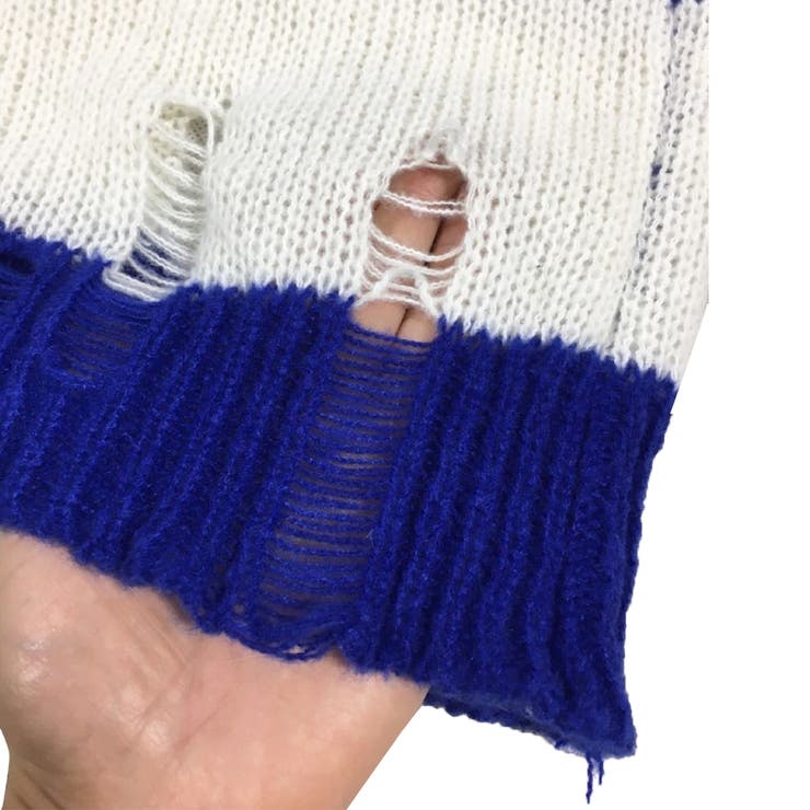 ダメージ加工ニット レディース トップス | Amulet | 詳細画像16 