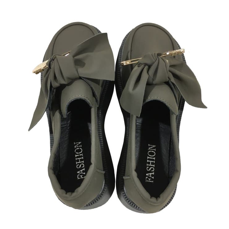 厚底リボン付きローファー レディース 靴 | Amulet | 詳細画像15 