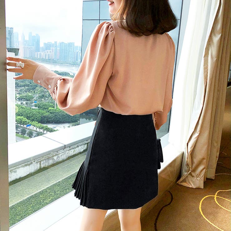 フェイクボタン付きブラウス レディース トップス | Amulet | 詳細画像11 