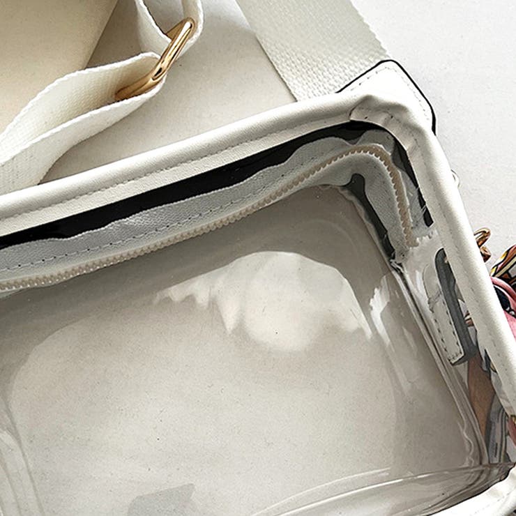 スカーフ付きクリアバッグ レディース かばん | Amulet | 詳細画像22 