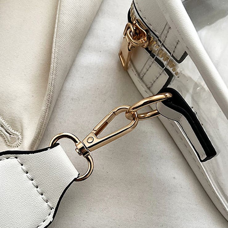 スカーフ付きクリアバッグ レディース かばん | Amulet | 詳細画像23 