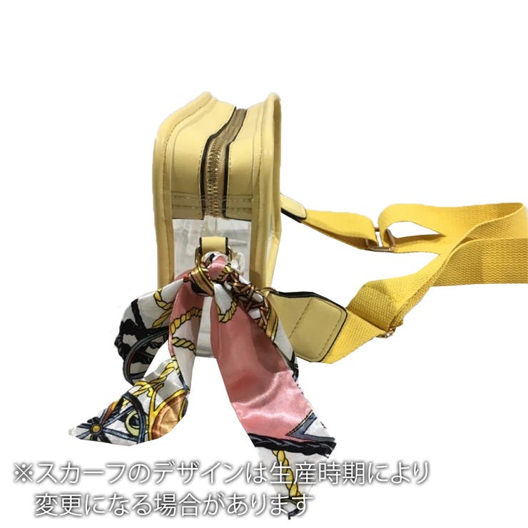スカーフ付きクリアバッグ レディース かばん | Amulet | 詳細画像27 