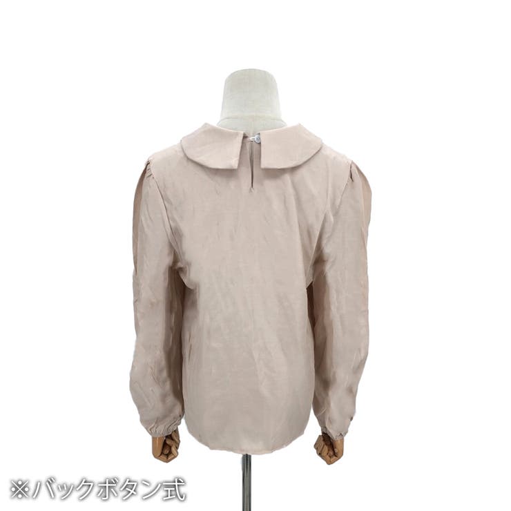 襟付きギャザーブラウス レディース トップス | Amulet | 詳細画像13 