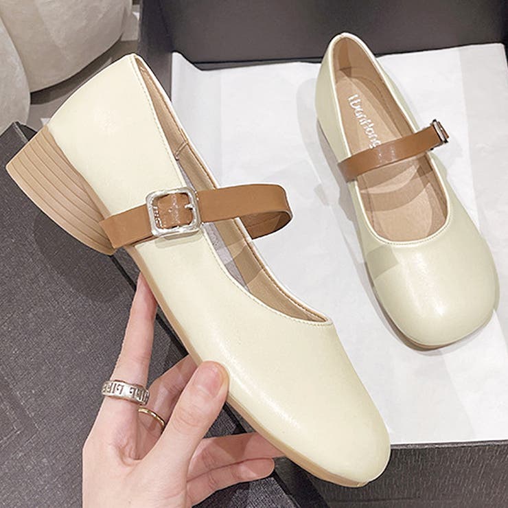 ストラップ付きフラットパンプス レディース 靴 | Amulet | 詳細画像10 