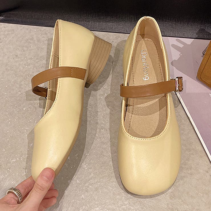 ストラップ付きフラットパンプス レディース 靴 | Amulet | 詳細画像11 