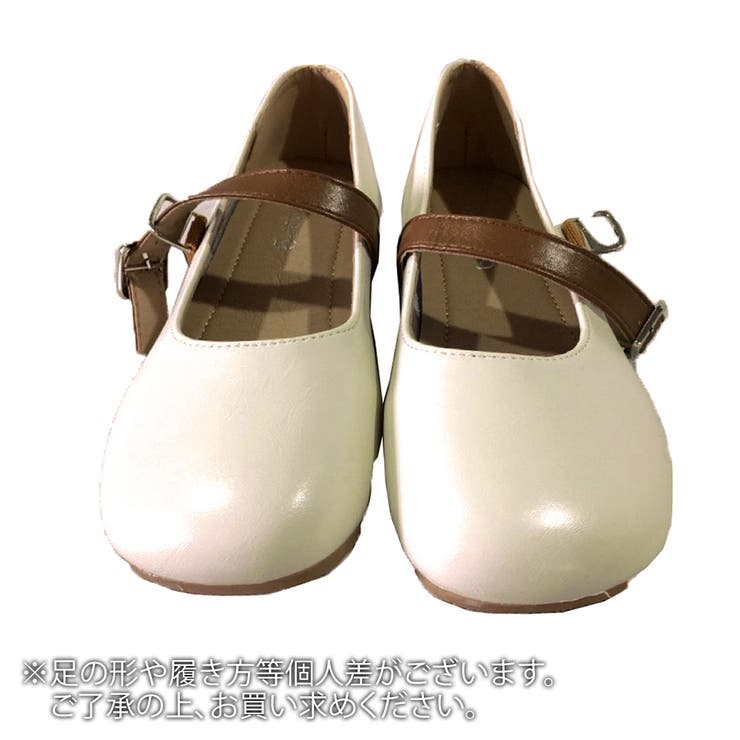 ストラップ付きフラットパンプス レディース 靴 | Amulet | 詳細画像12 