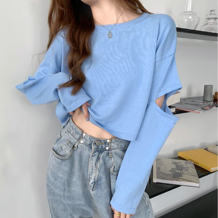 ショート丈カットソー レディース トップス | Amulet | 詳細画像4 