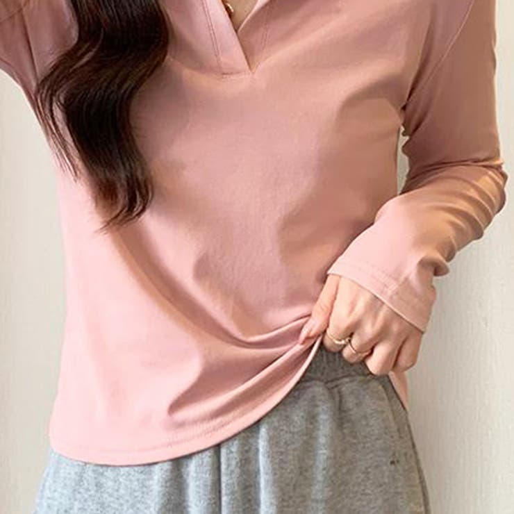 Almoore ナチュラルアップトップスpink/M【再販完売商品】 ALMOORE ナチュラルアップトップス】 - メルカリ