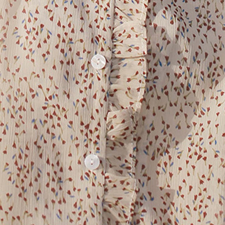 小花柄シフォンブラウス レディース トップス | Amulet | 詳細画像17 