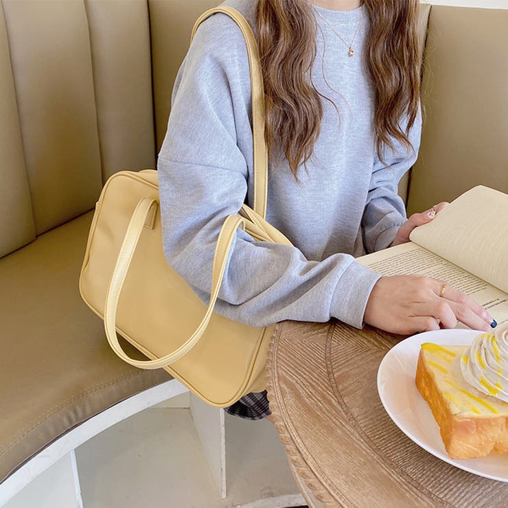 フェイクレザートートバッグ レディース かばん | Amulet | 詳細画像11 