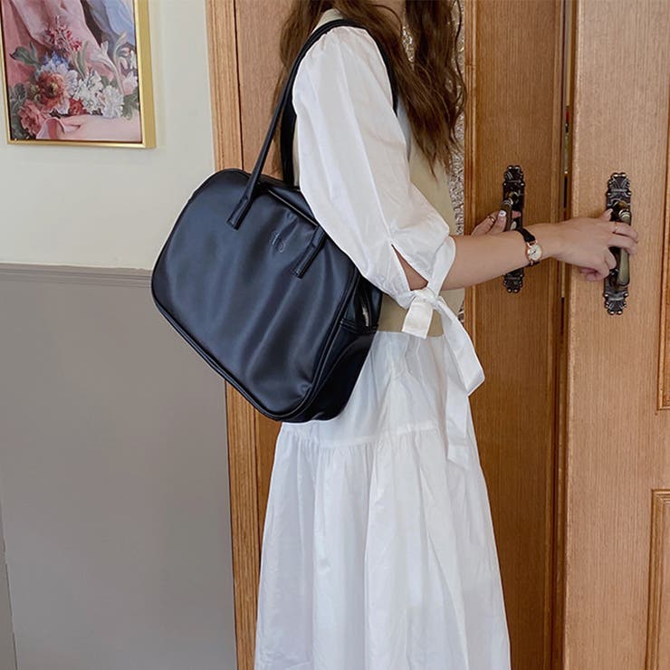 フェイクレザートートバッグ レディース かばん | Amulet | 詳細画像3 