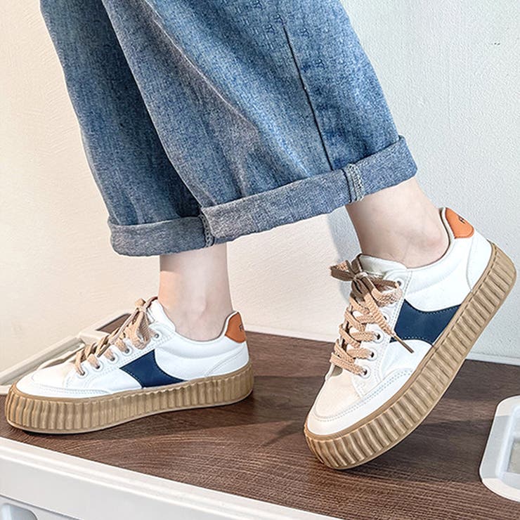 厚底ローカットスニーカー レディース 靴 | Amulet | 詳細画像7 