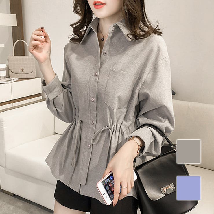 ウエストリボンブラウス レディース トップス | Amulet | 詳細画像1 