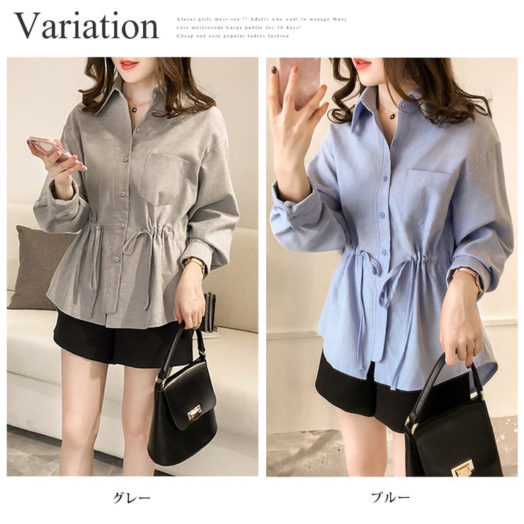 ウエストリボンブラウス レディース トップス | Amulet | 詳細画像5 