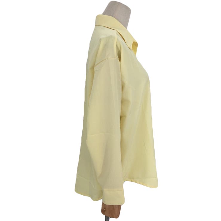 長袖シンプルシャツ ブラウス レディース | Amulet | 詳細画像13 