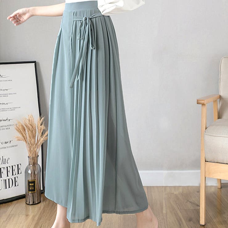 腰リボンシフォンパンツ レディース ボトム | Amulet | 詳細画像10 