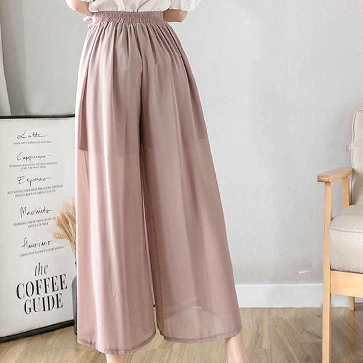 腰リボンシフォンパンツ レディース ボトム | Amulet | 詳細画像11 