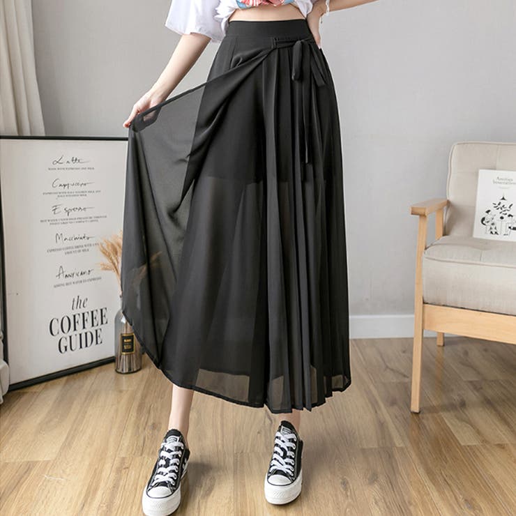 腰リボンシフォンパンツ レディース ボトム | Amulet | 詳細画像12 