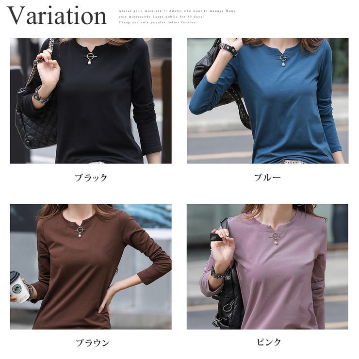 ワンポイントカットソー レディース トップス | Amulet | 詳細画像5 