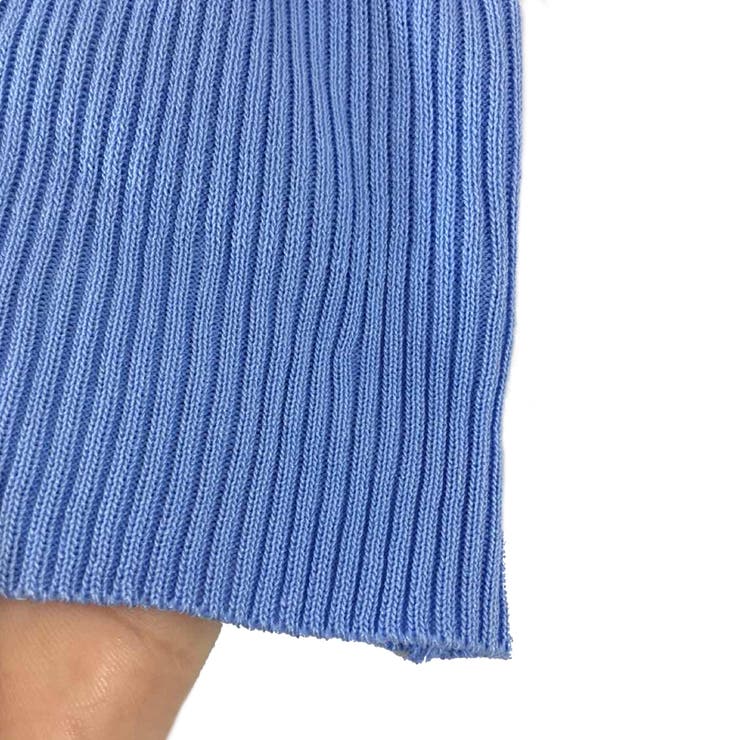 半袖バイカラーニット レディース トップス | Amulet | 詳細画像20 