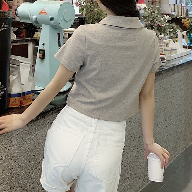 ダブルジップ半袖トップス レディース 半袖 | Amulet | 詳細画像11 