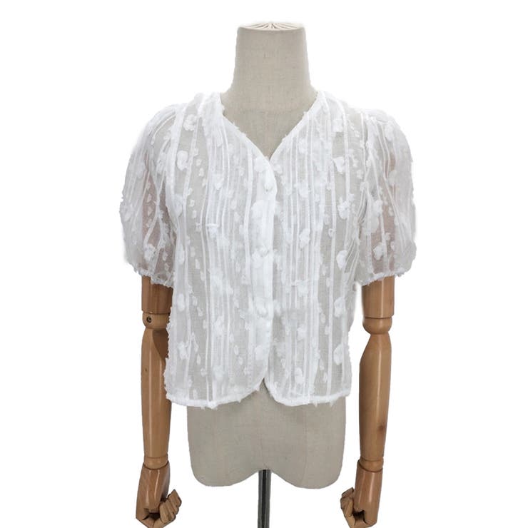 半袖パフスリーブブラウス レディース 半袖 | Amulet | 詳細画像16 