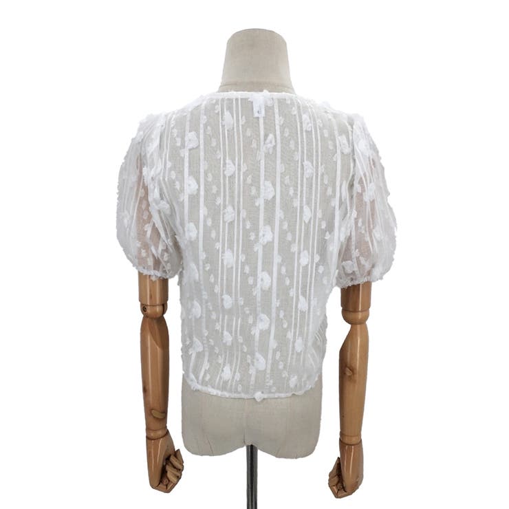 半袖パフスリーブブラウス レディース 半袖 | Amulet | 詳細画像18 