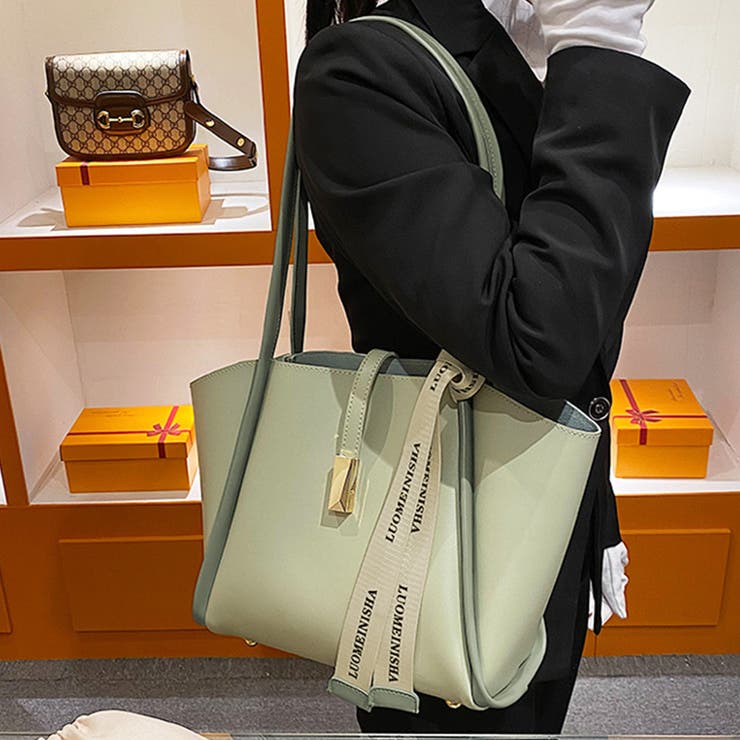 リボン付きトートバッグ レディース かばん | Amulet | 詳細画像2 