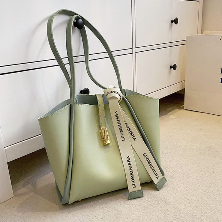 リボン付きトートバッグ レディース かばん | Amulet | 詳細画像9 