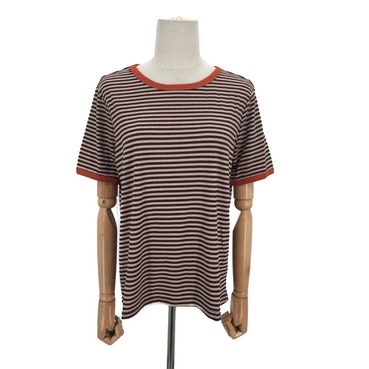 ボーダー半袖カットソー レディース トップス | Amulet | 詳細画像17 