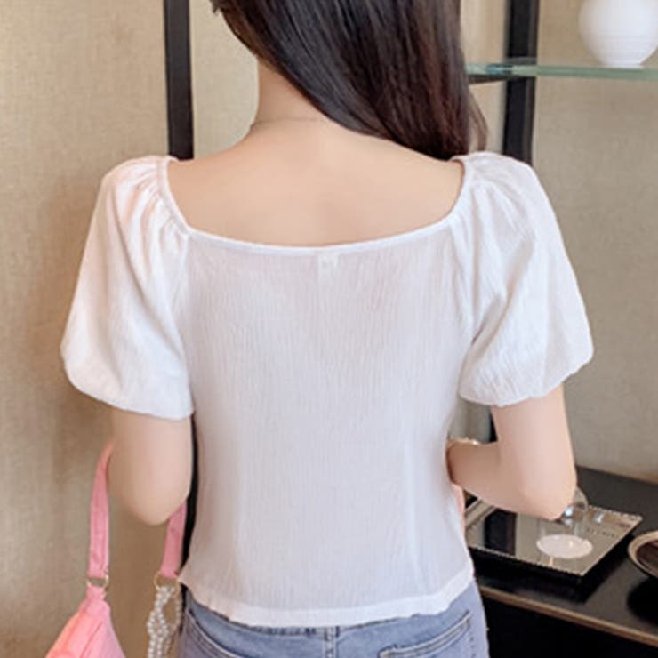 リボンオフショルダーブラウス レディース トップス | Amulet | 詳細画像10 