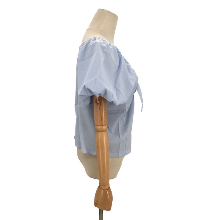 リボンオフショルダーブラウス レディース トップス | Amulet | 詳細画像18 