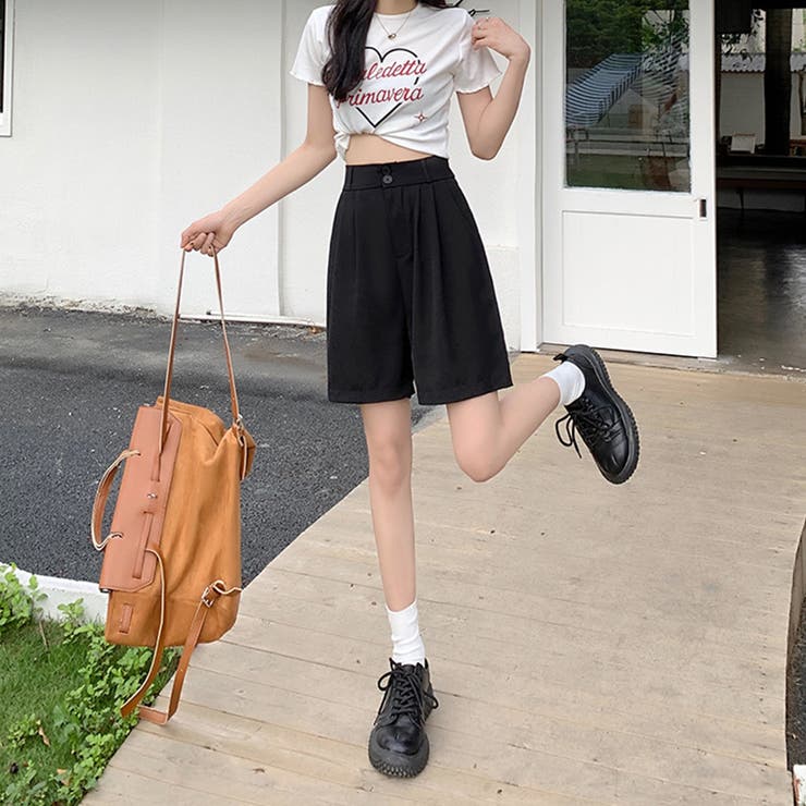 タック入りショートパンツ レディース ボトムス | Amulet | 詳細画像13 