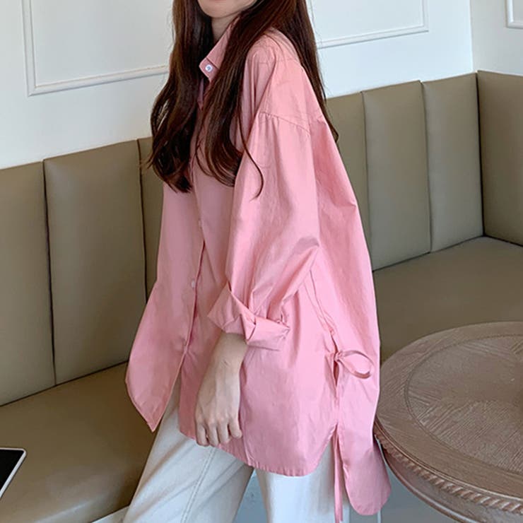 サイドスリットリボンブラウス レディース トップス | Amulet | 詳細画像14 