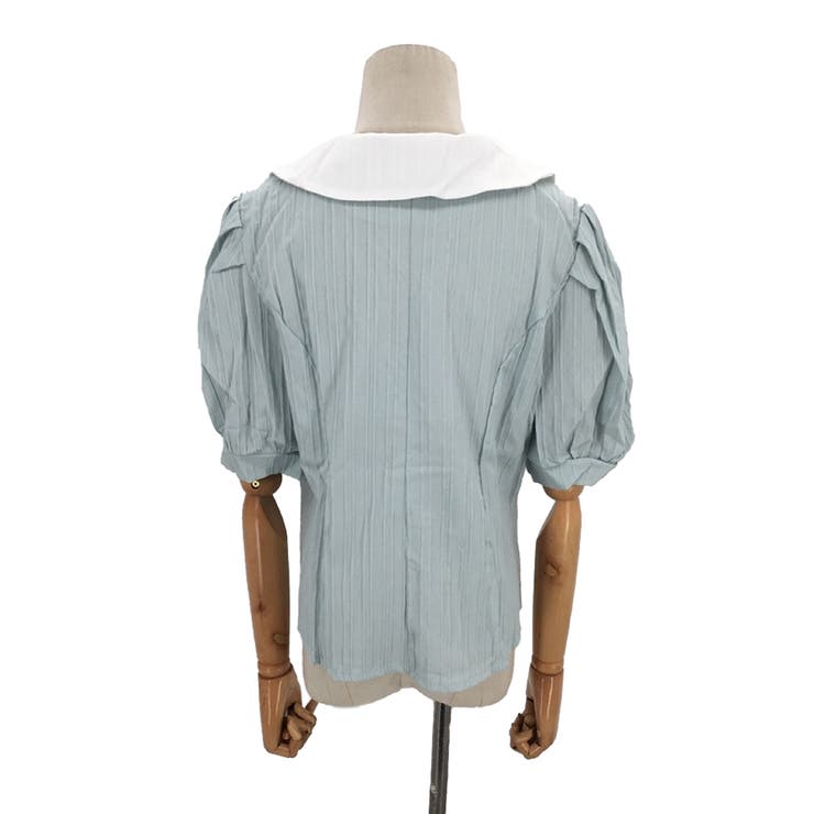 バイカラーフェミニンブラウス レディース トップス | Amulet | 詳細画像19 