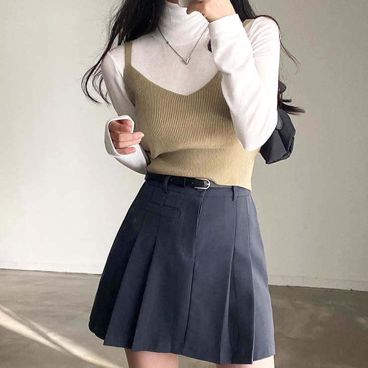 ショート丈ニットキャミソール レディース トップス | Amulet | 詳細画像14 