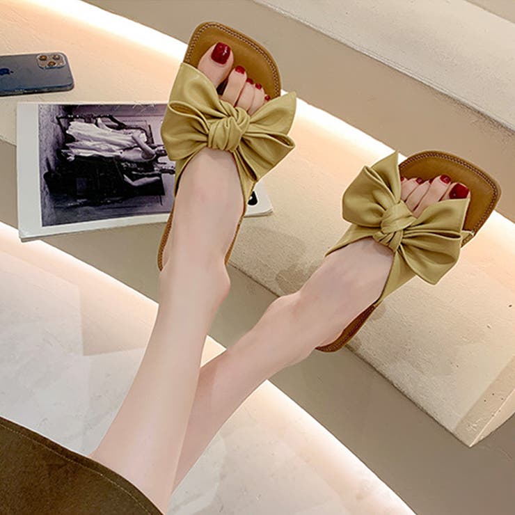 リボンデザインサンダル レディース シューズ | Amulet | 詳細画像15 