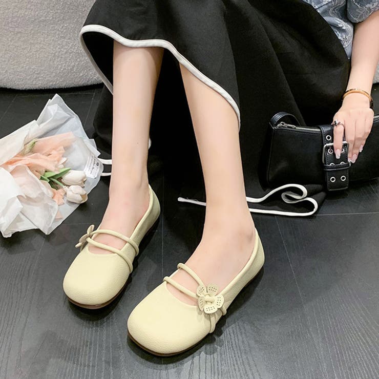 イエロー | シンプルフラットヒール 春 夏 | Amulet