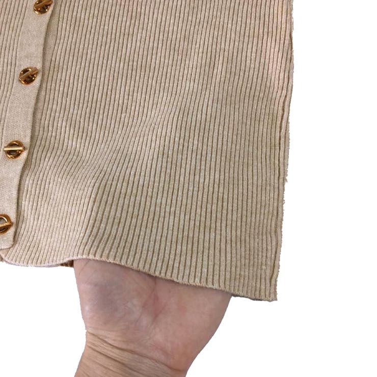 襟付きリブニットトップス 春 秋 | Amulet | 詳細画像20 