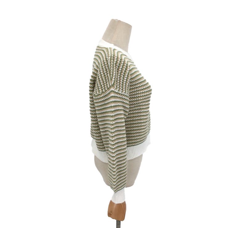 ボーダーニットセーター 秋 冬 | Amulet | 詳細画像18 