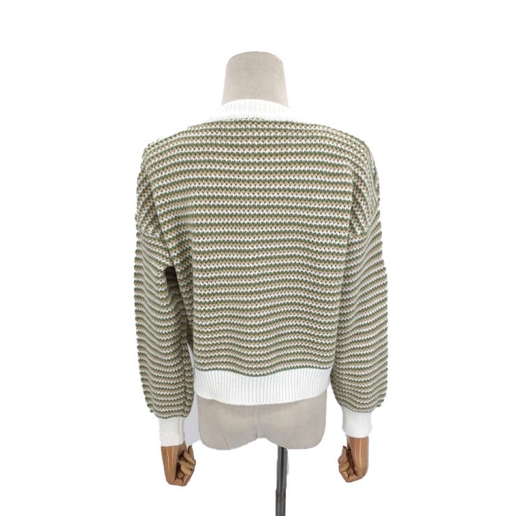 ボーダーニットセーター 秋 冬 | Amulet | 詳細画像19 