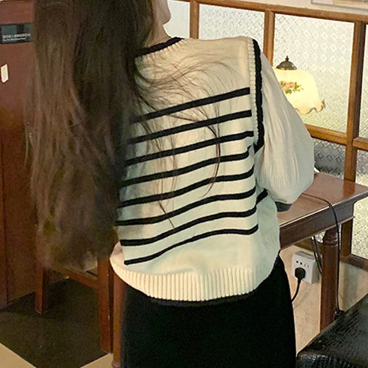 パフスリーブドッキングカットソー 秋 冬 | Amulet | 詳細画像10 