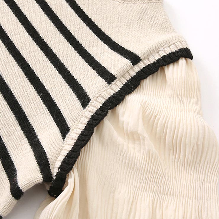 パフスリーブドッキングカットソー 秋 冬 | Amulet | 詳細画像14 