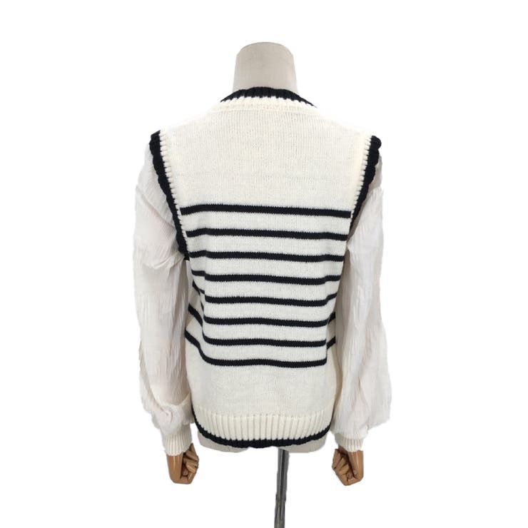 パフスリーブドッキングカットソー 秋 冬 | Amulet | 詳細画像19 